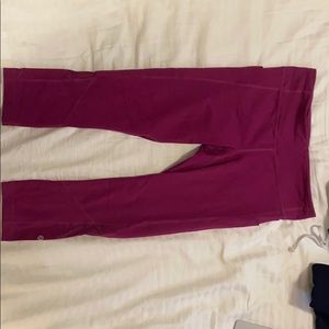 Lululemon leggings with mesh